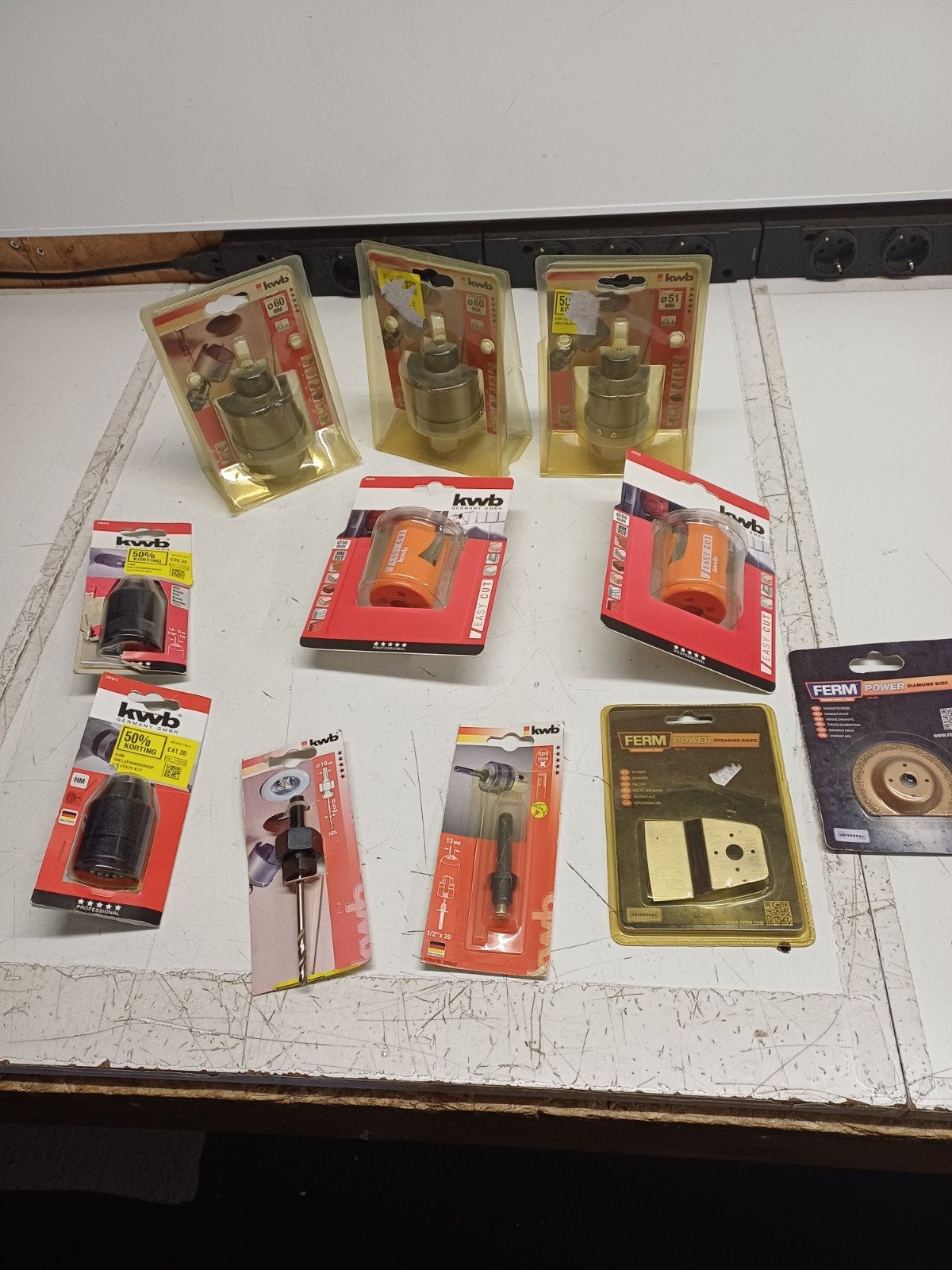 Partij nieuw gereedschap KWB en Ferm (11 stuks), Ophalen of Verzenden