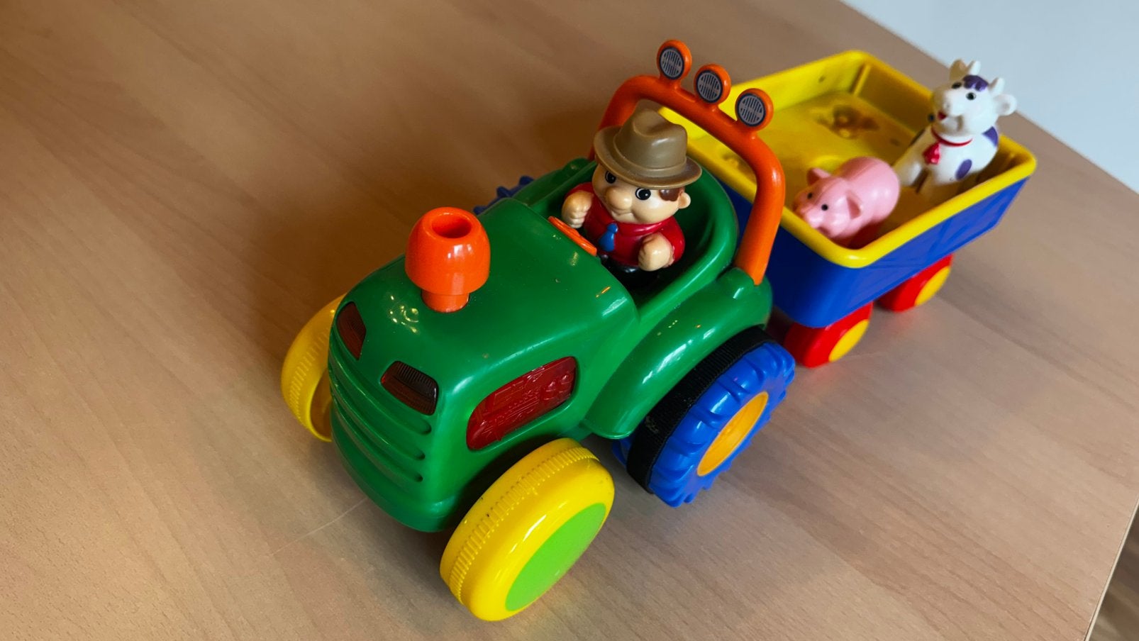 Big Steps speelgoedauto Old McDonald Tractor Aanhangwagen, Kinderen en Baby's, Speelgoed | Speelgoedvoertuigen, Ophalen of Verzenden