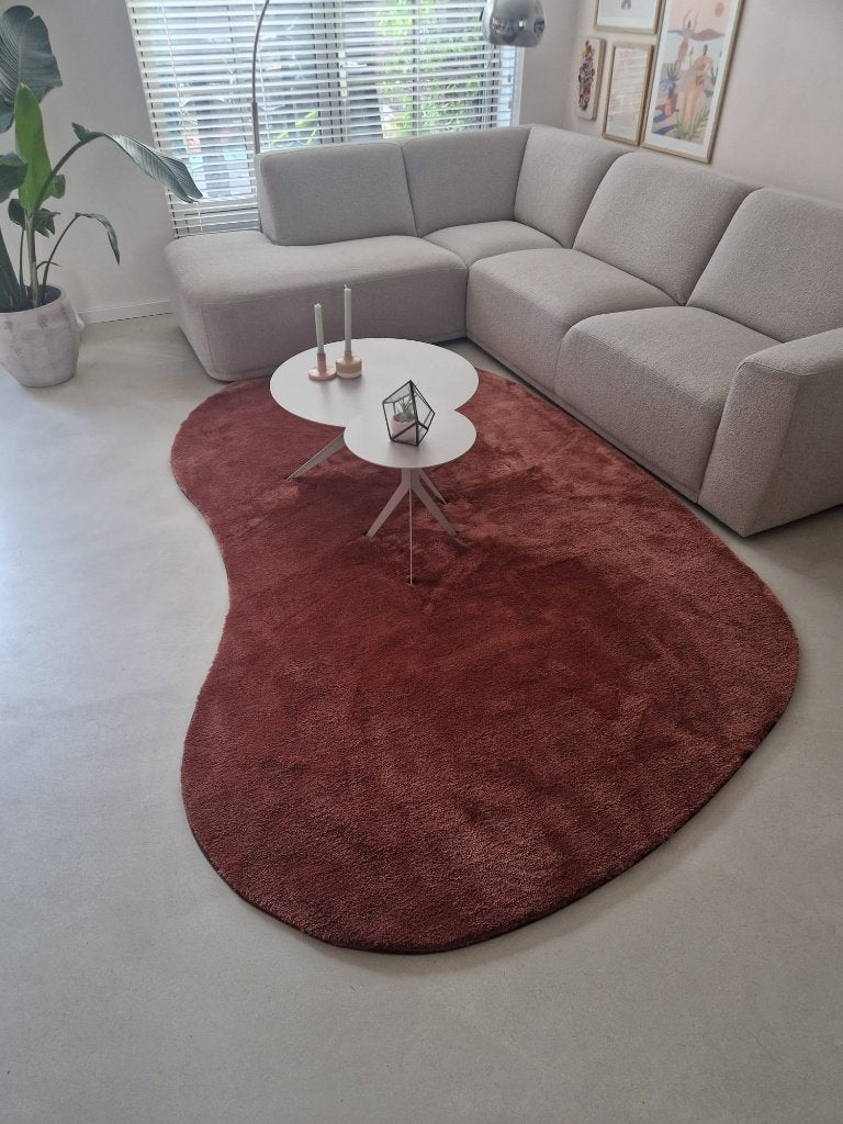 Vloerkleed COWAN organisch Trendhopper helemaal nieuw, Ophalen, Paars, 200 cm of meer, Overige vormen