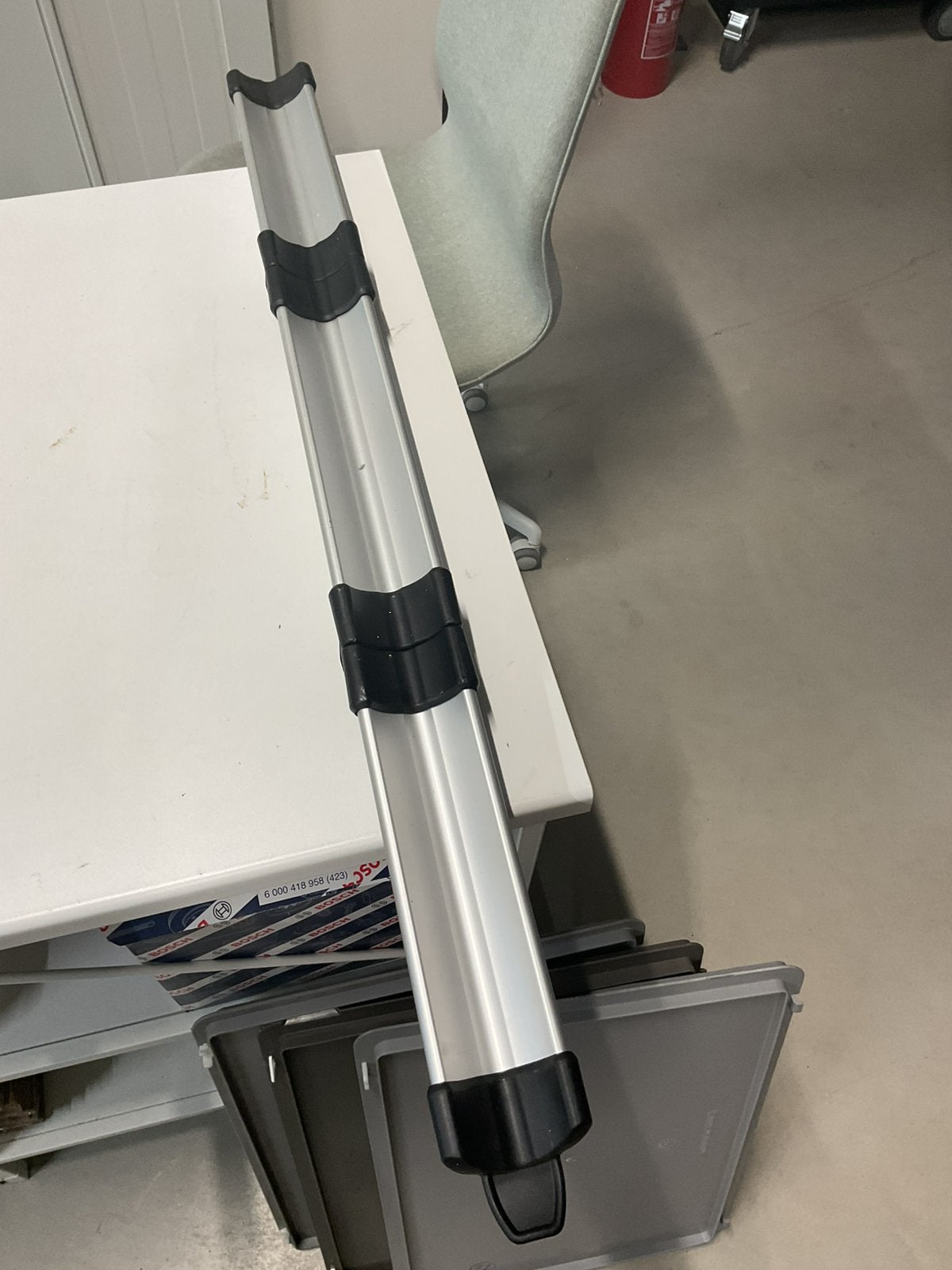 Opvouw en inklapbare aluminium fietsgoot fietsdrager camper, Ophalen, Zo goed als nieuw, Dakdrager, Elektrische fiets