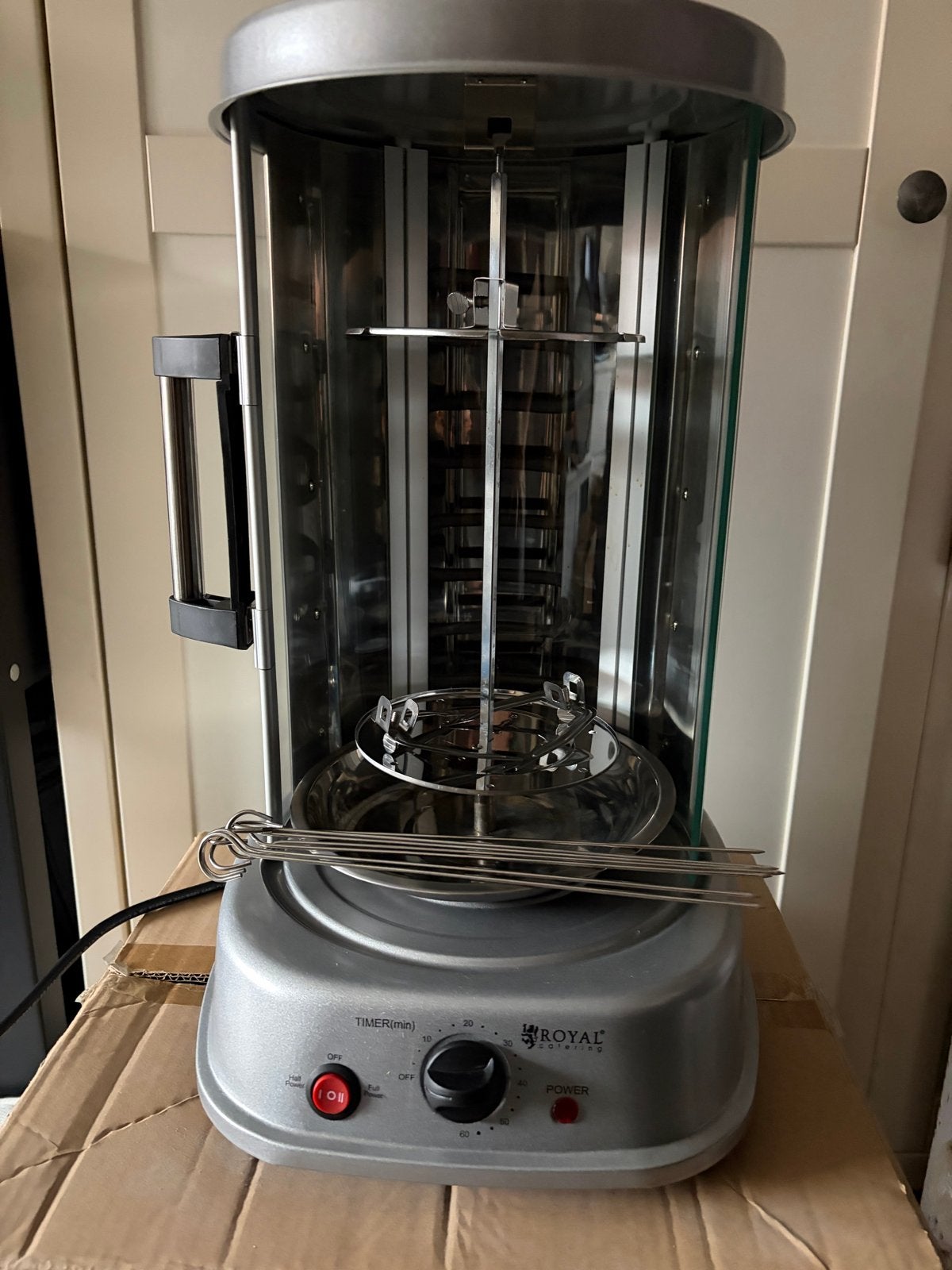 Royal Catering Verticale Grill RCGV-1400 - Nieuw, Ophalen, Nieuw