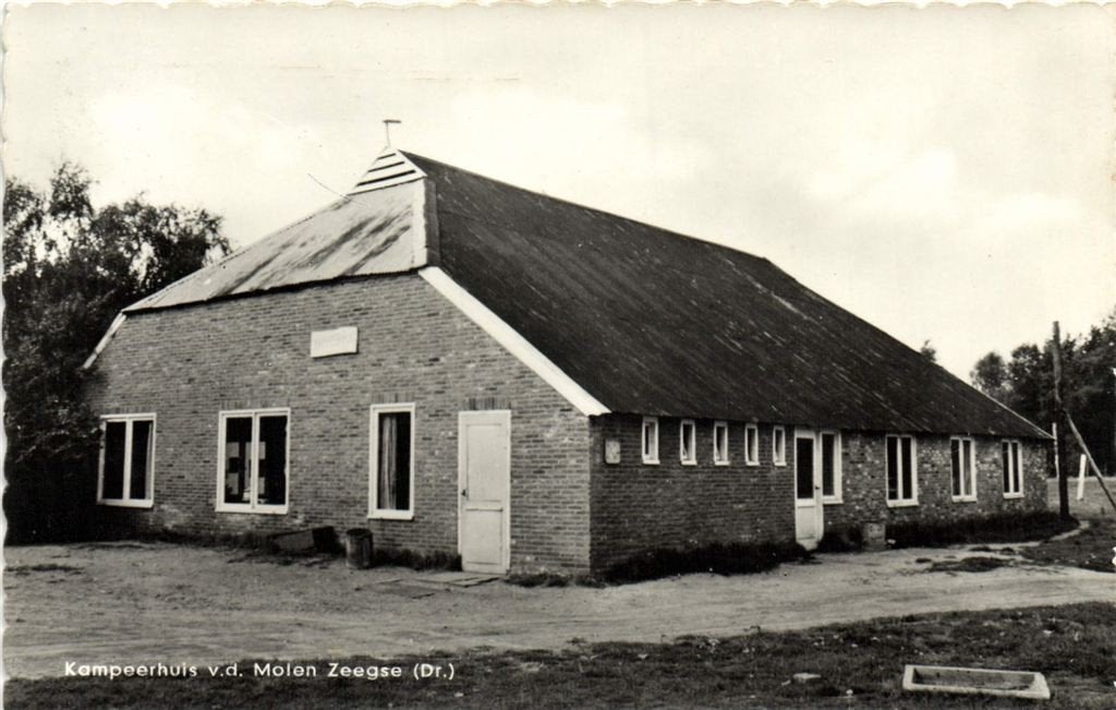 Kampeerhuis v.d. Molen Zeegse [Dr.] - 1968 gelopen, Verzamelen, Ophalen of Verzenden, 1960 tot 1980, Gelopen, Drenthe