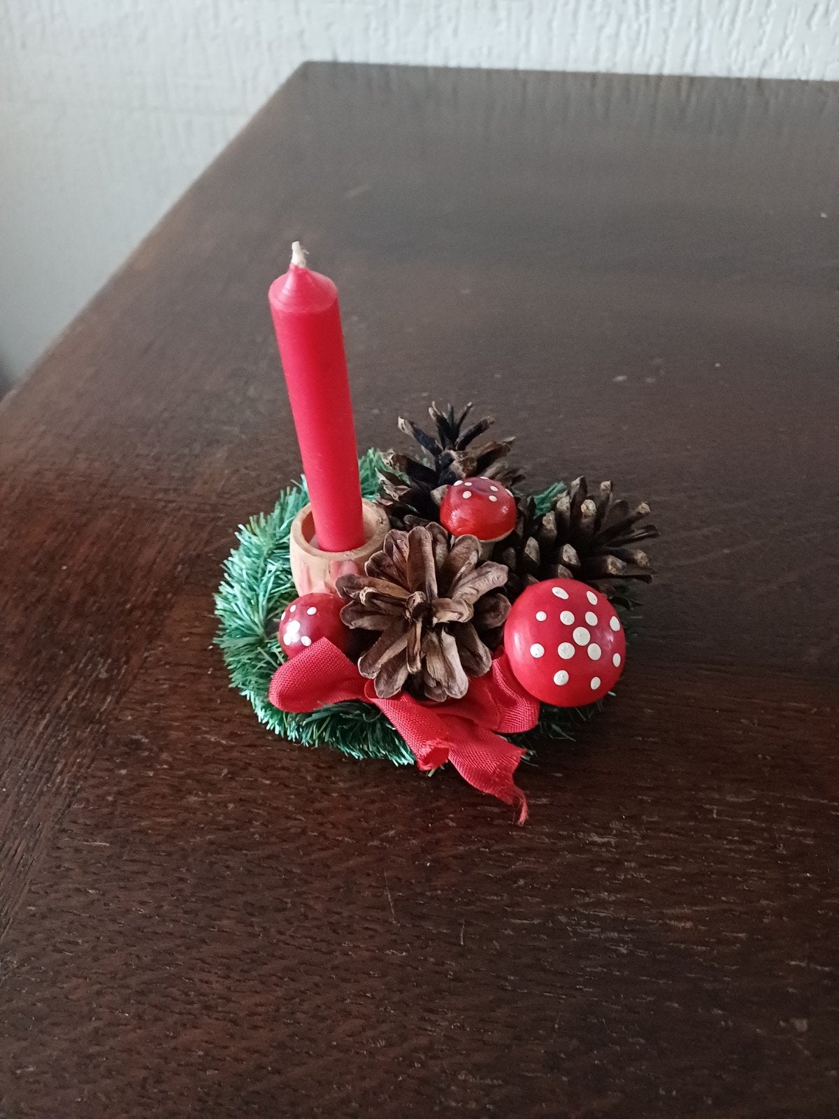 oude kerst Kandelaar (nostalgie), Ophalen of Verzenden, Gebruikt