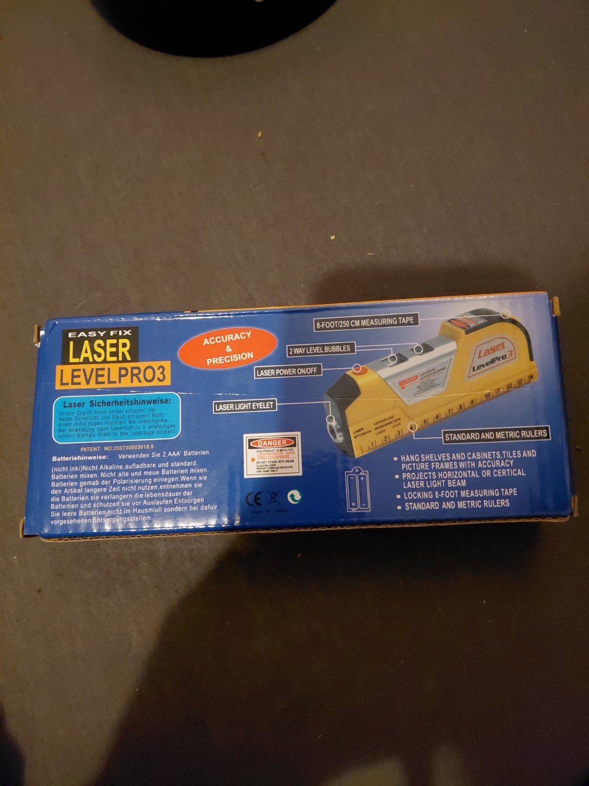 Nieuwe Easy Fix Laser LevelPro3 - Laserwaterpas met meetlint, Ophalen of Verzenden