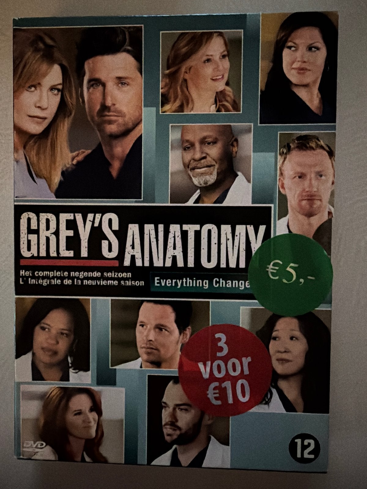 Grey's Anatomy - Het complete negende seizoen DVD, Cd's en Dvd's, Nederlands, Drama, Ophalen of Verzenden, Vanaf 12 jaar