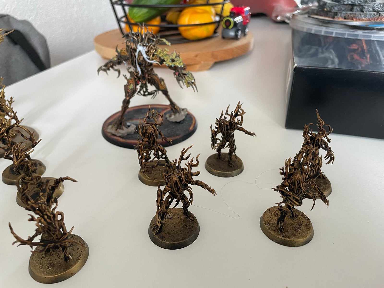 Warhammer Sylvaneth Leger., Hobby en Vrije tijd, Wargaming, Gebruikt, Warhammer, Figuurtje(s), Met verf, Ophalen of Verzenden
