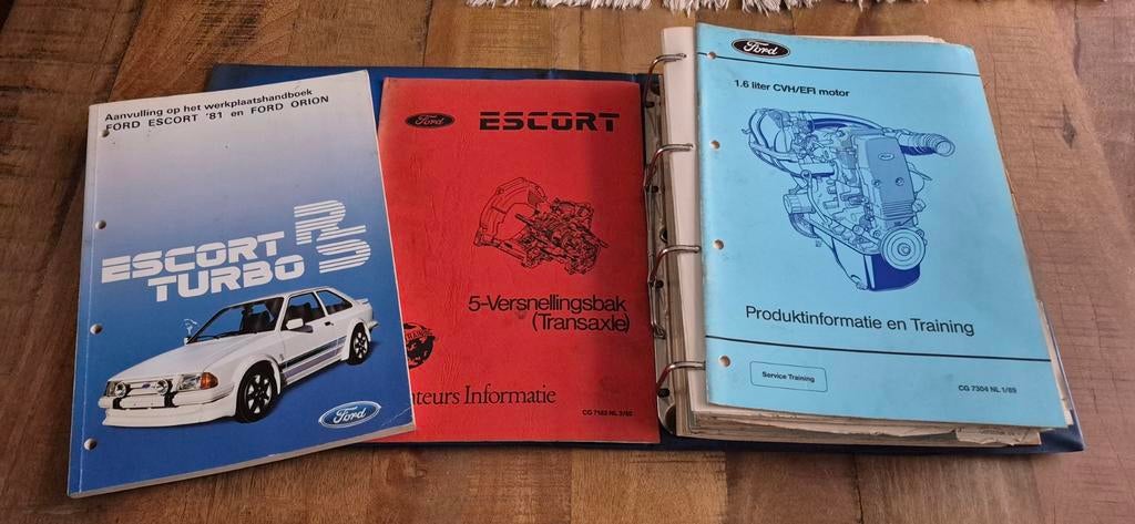 Escort MK3 werkplaatshandboeken RS Turbo, Ophalen of Verzenden