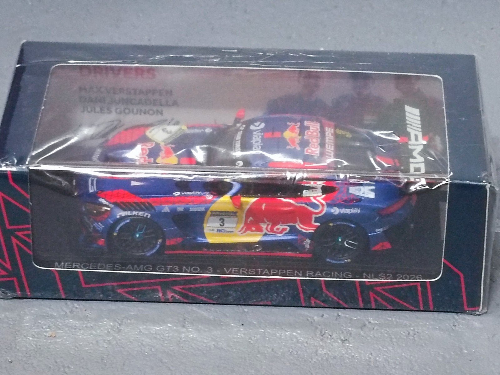 Mercedes-AMG GT3 No. 3 - Verstappen Racing - NLS 2026, Hobby en Vrije tijd, Ophalen of Verzenden, Nieuw, Auto, MiniChamps