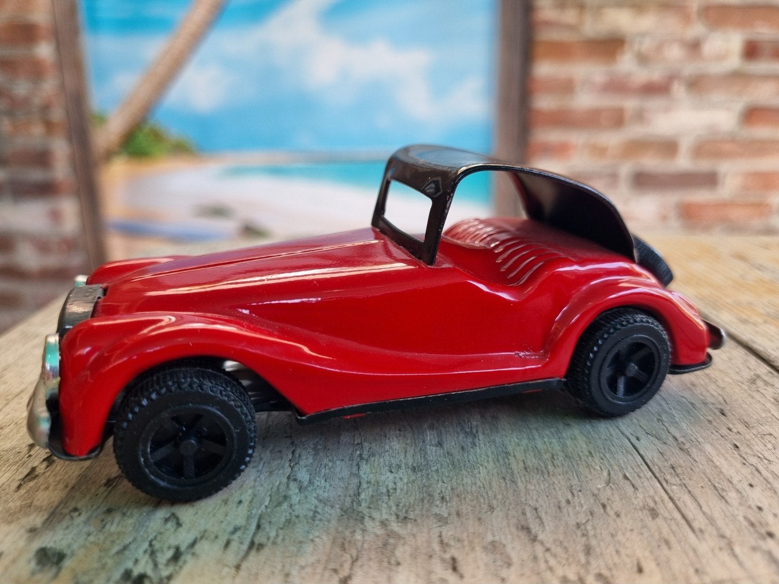Nostalgische Rode MG blikken, Antiek en Kunst, Antiek | Speelgoed, Ophalen of Verzenden