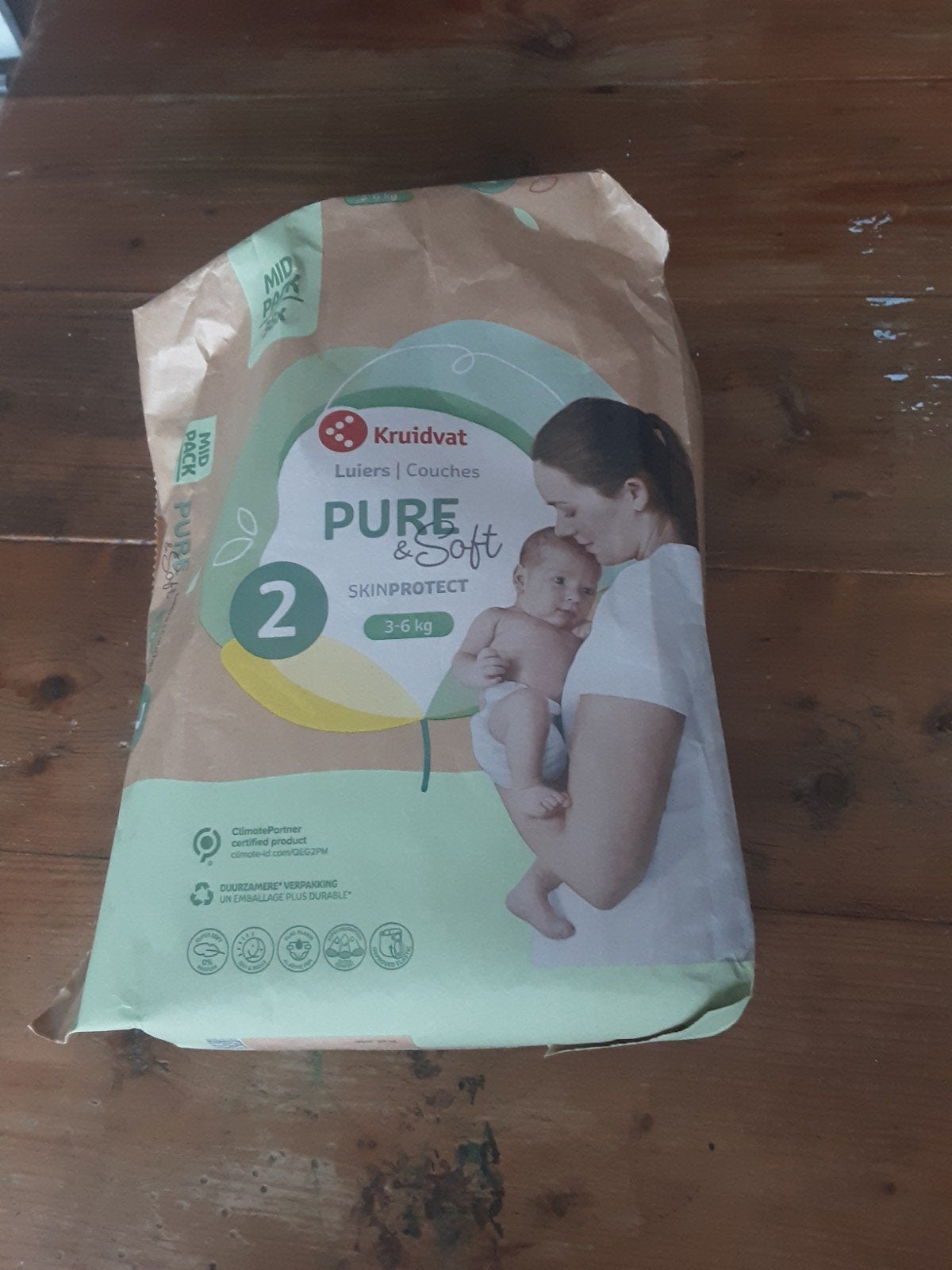 Kruidvat Pure & Soft Luiers Maat 2 (3-6 kg), Ophalen, Nieuw