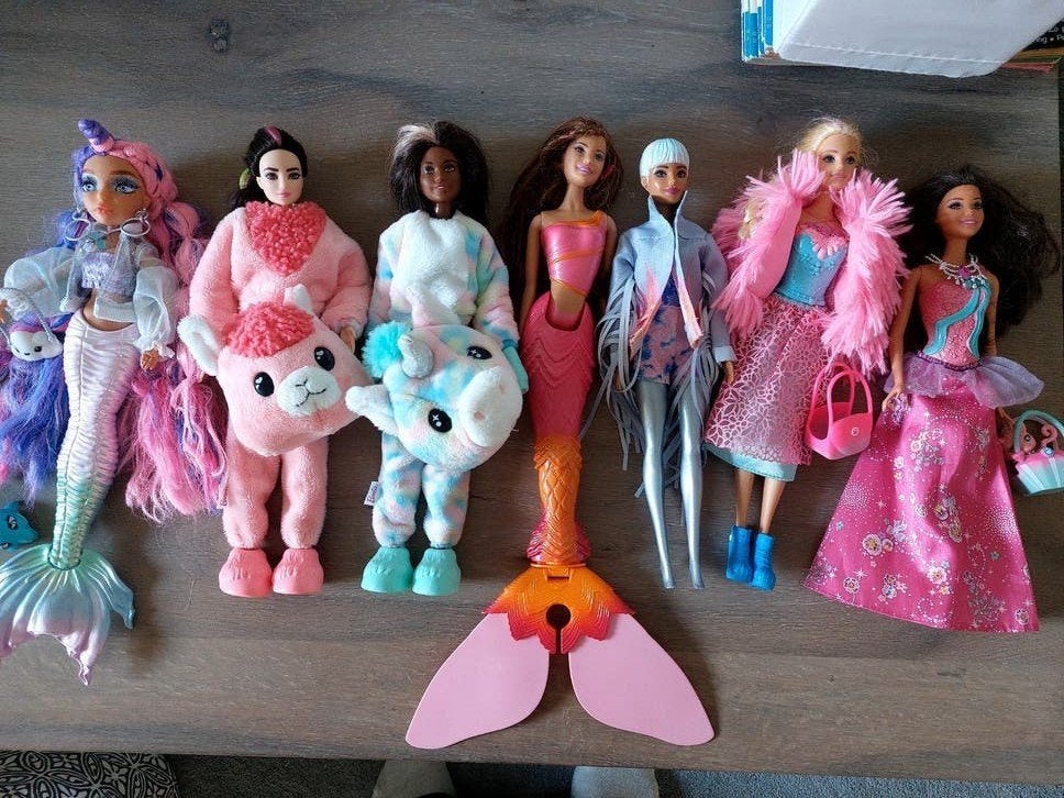 Diverse Barbie poppen - Zeemeermin, Eenhoorn, Fashion, Verzamelen, Ophalen of Verzenden, Gebruikt, Fashion Doll