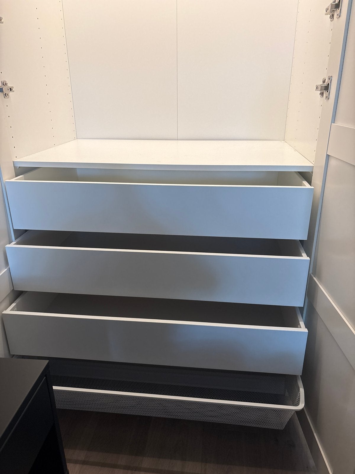 IKEA PAX Kledingkast met lades en hangruimte, Ophalen, Gebruikt, 200 cm of meer, 150 tot 200 cm