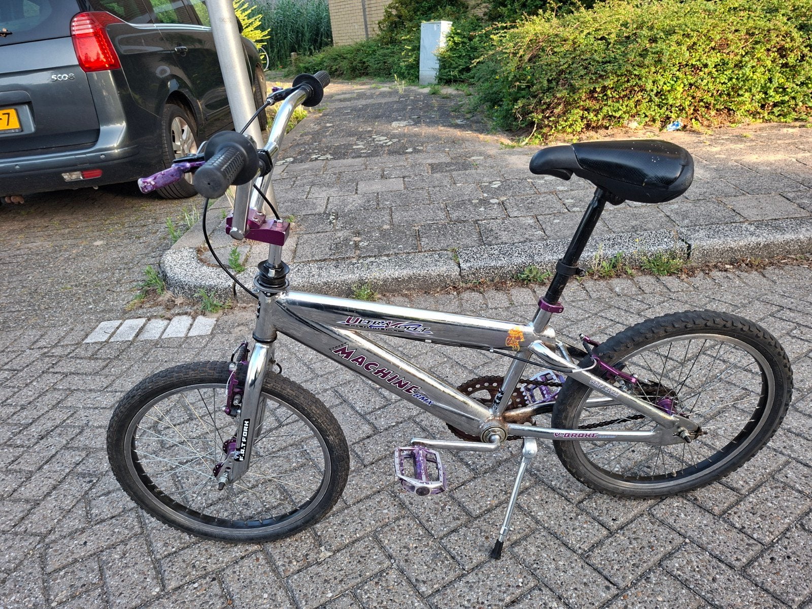 Machine BMX Ultra Violet - Gebruikt, Ophalen, Gebruikt, Staal, Velgrem