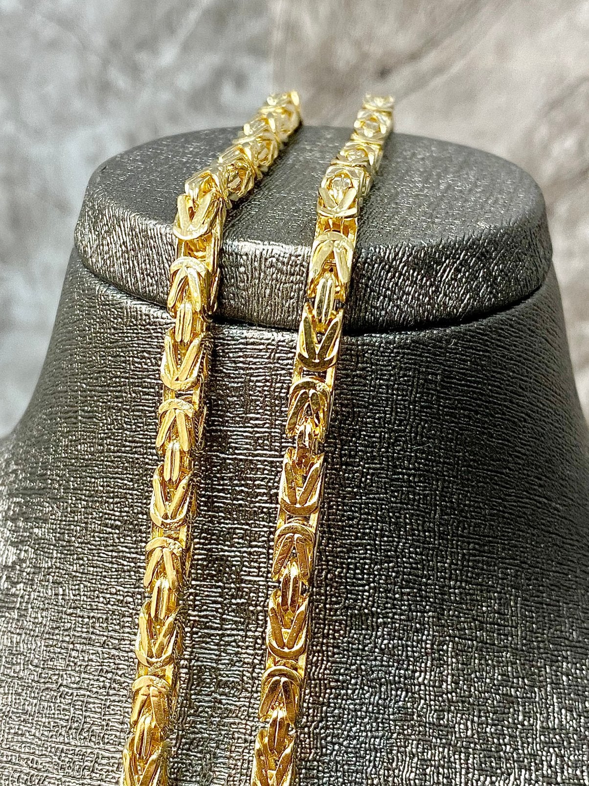 14k Gouden Koningsketting, Verstelbaar, Nieuw, Ophalen of Verzenden, Goud