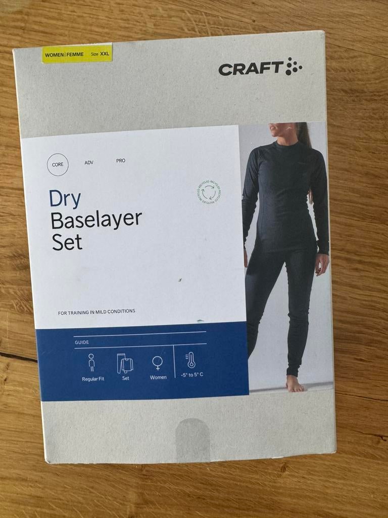 Craft dry baselsyer set dames XXL nieuw!, Craft, Ophalen of Verzenden, Nieuw, Maat 46/48 (XL) of groter