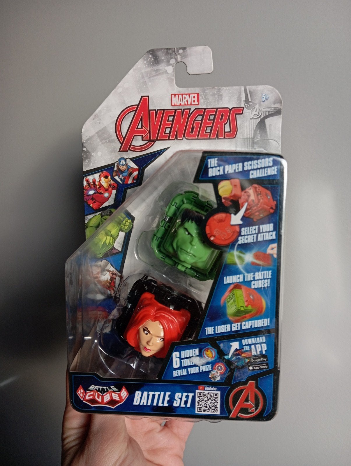 Marvel Avengers Battle Cubes Set: Hulk vs. Black Widow, Ophalen of Verzenden