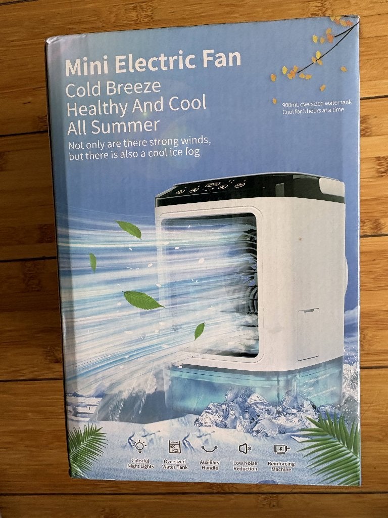 Mini Electric Cooling Fan ArcticLite, Ophalen of Verzenden, Zo goed als nieuw