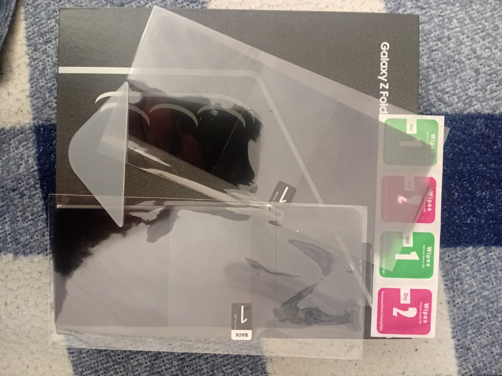 Screenprotector voor Samsung Galaxy Z Fold 5, Ophalen of Verzenden, Nieuw, Bescherming, Samsung