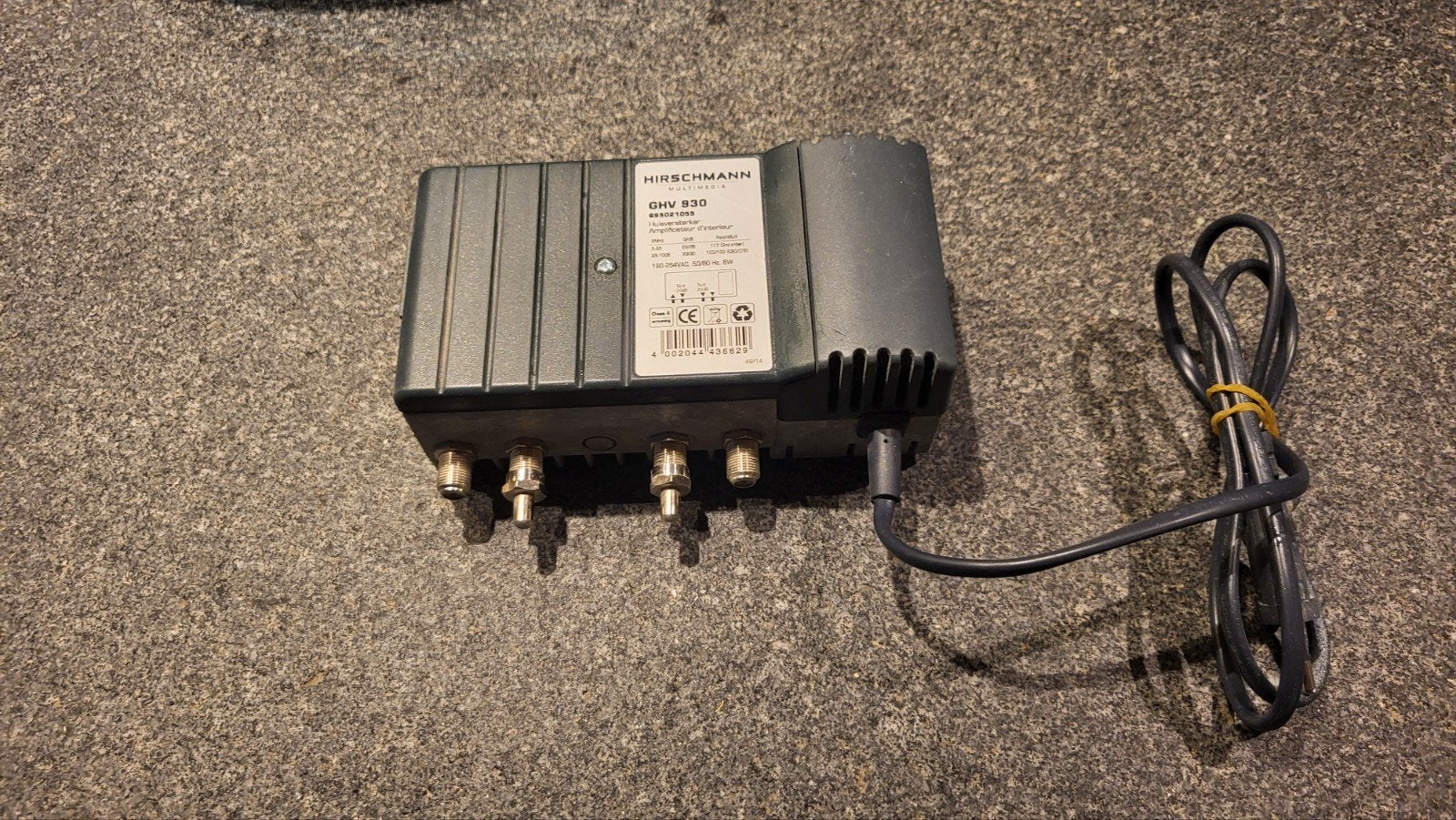 Hirschmann RH-GHV930 signaalversterker, Ophalen of Verzenden, Zo goed als nieuw
