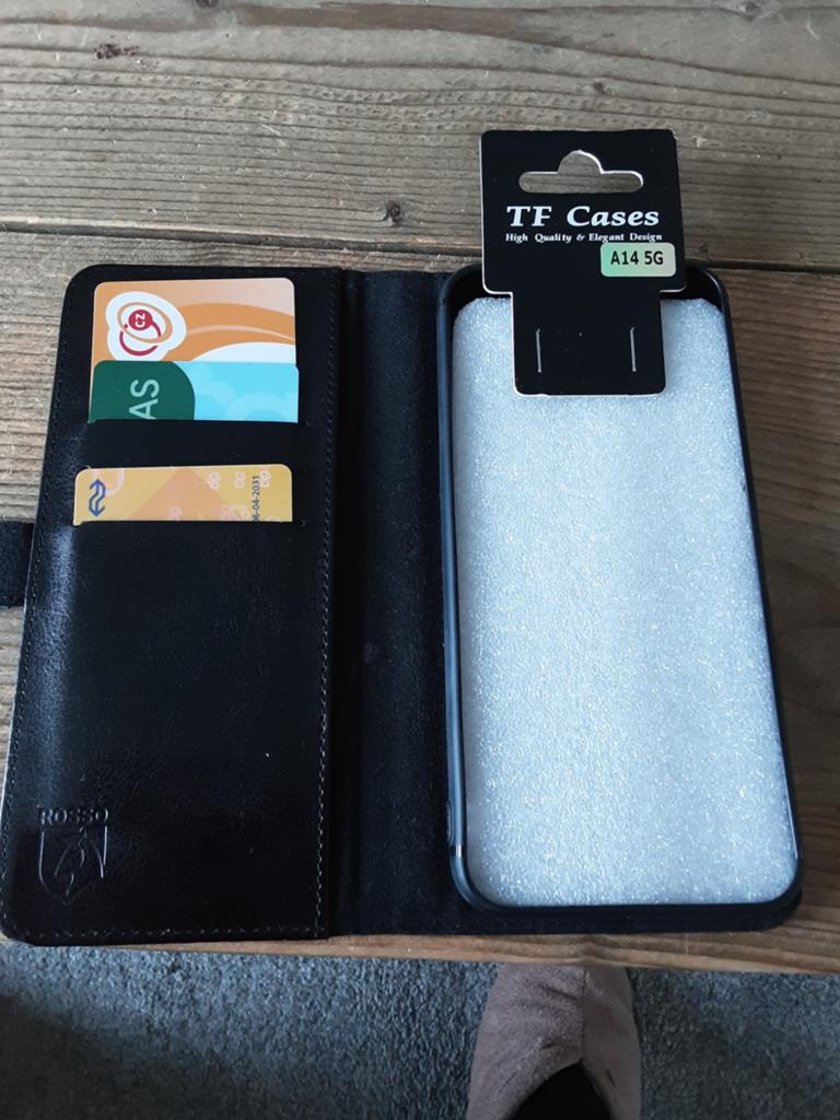 Nieuwe Flipcase voor Samsung Galaxy A14 5G - Zwart, Ophalen of Verzenden