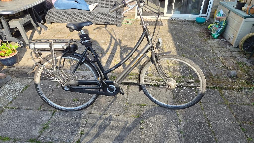 Elektrishe damesfiets, Ophalen, Sparta, Schijfrem, 53 tot 56 cm