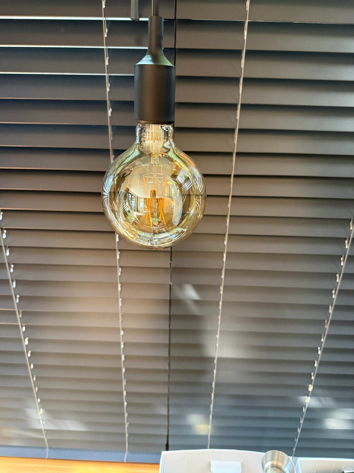 Decoratieve LED Edison lamp met E27 fitting, Ophalen, Geel, E27 (groot), Zo goed als nieuw