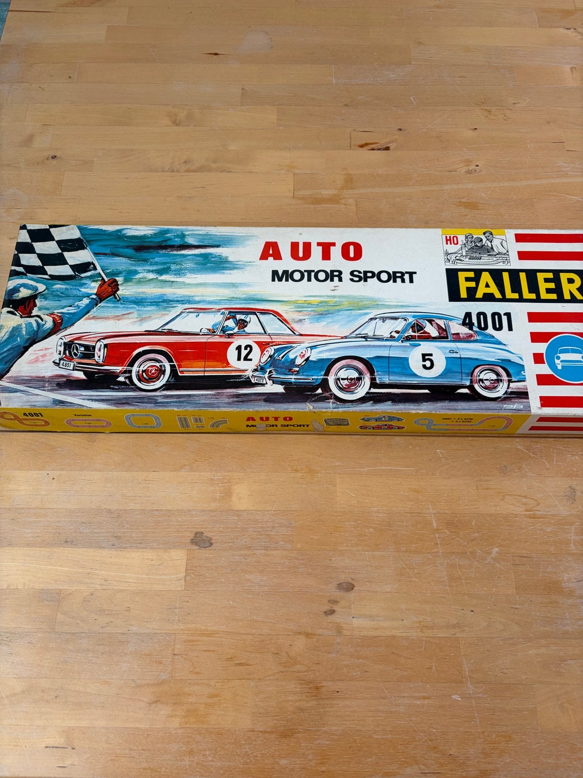 Vintage Faller Auto Motor Sport Racebaan Set 4001, Overige merken, Ophalen of Verzenden, Elektrisch, Racebaan