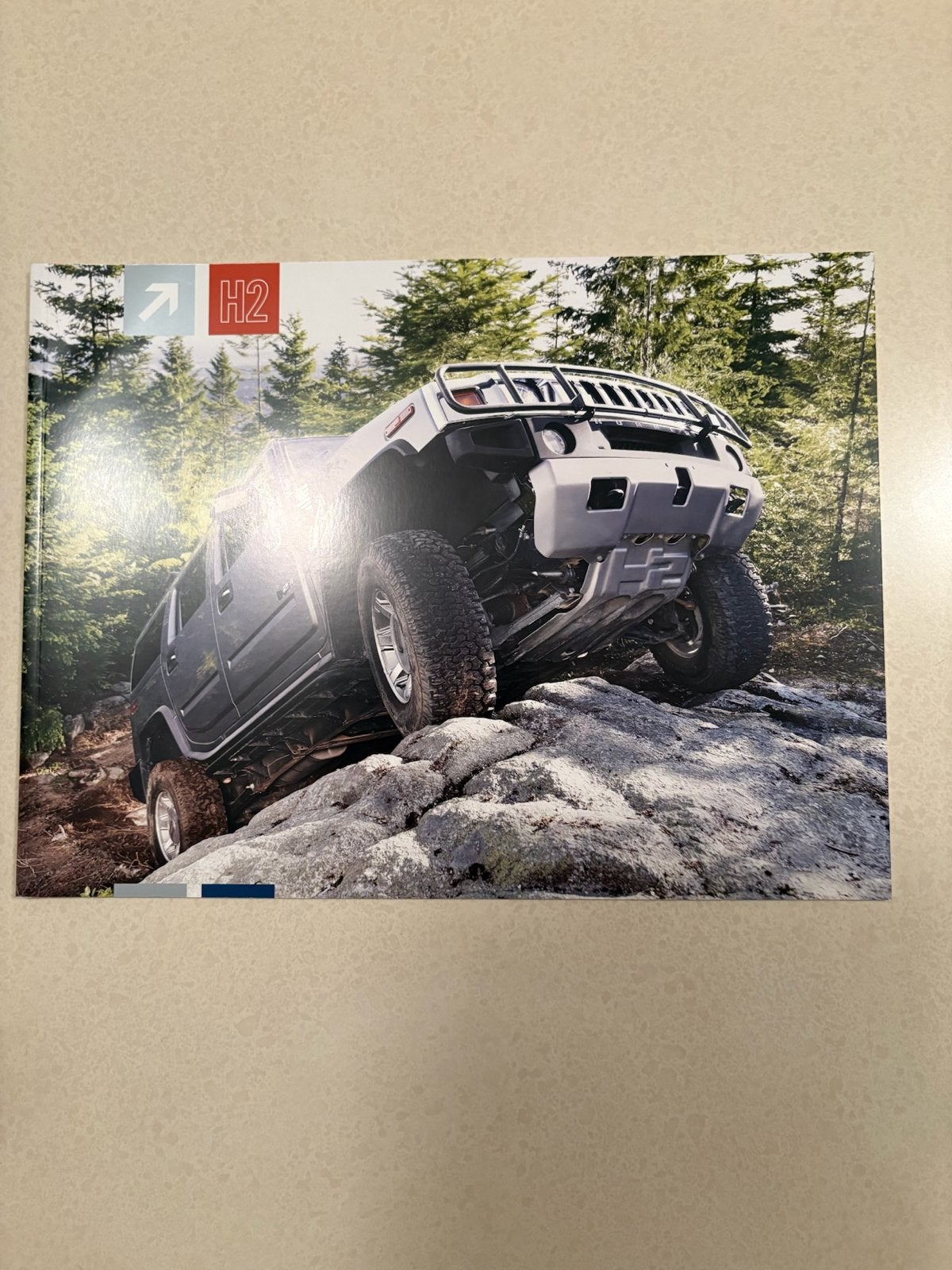 Hummer H2 Brochure - Nieuwstaat met specs en kleuren, Ophalen of Verzenden, Nieuw, Overige merken