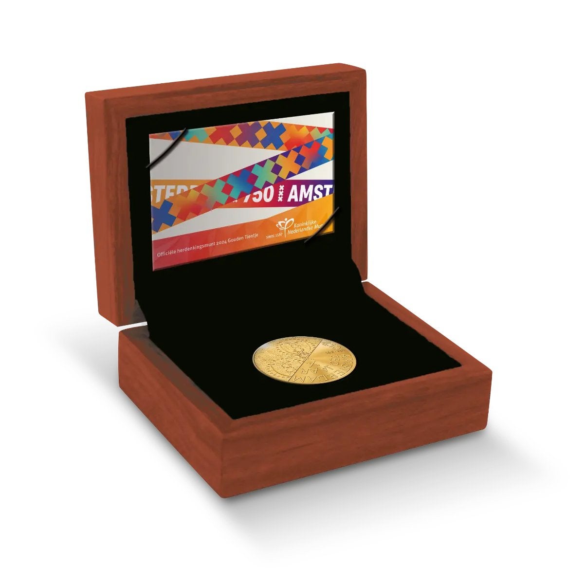 Gouden 10 Euro Munt - 750 Jaar Amsterdam (2025), Koningin Beatrix, Euro's, Losse munt, Goud