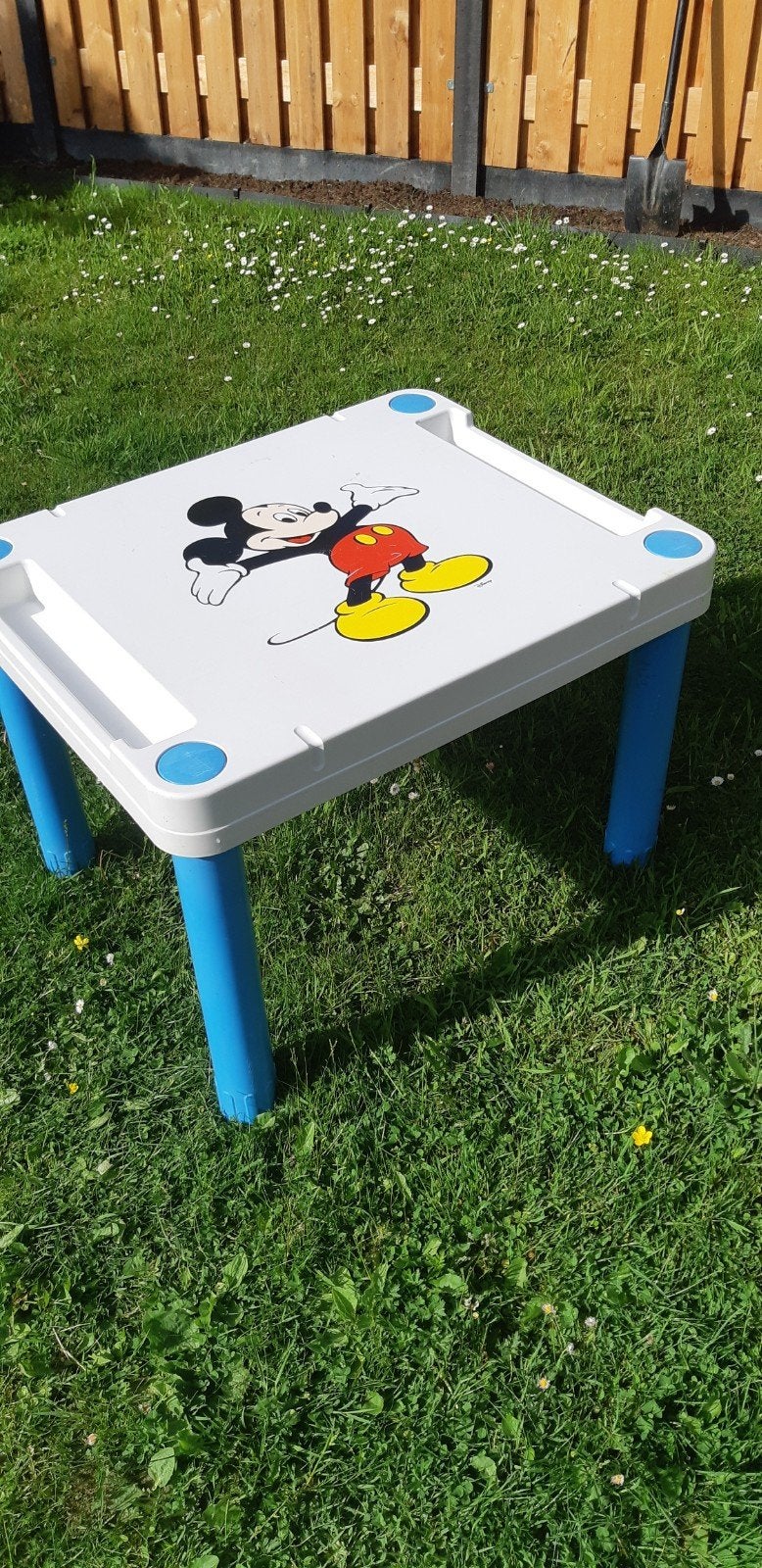 Leuke kindertafel met Mickey Mouse - binnen/buiten, Ophalen, Gebruikt, Tafel