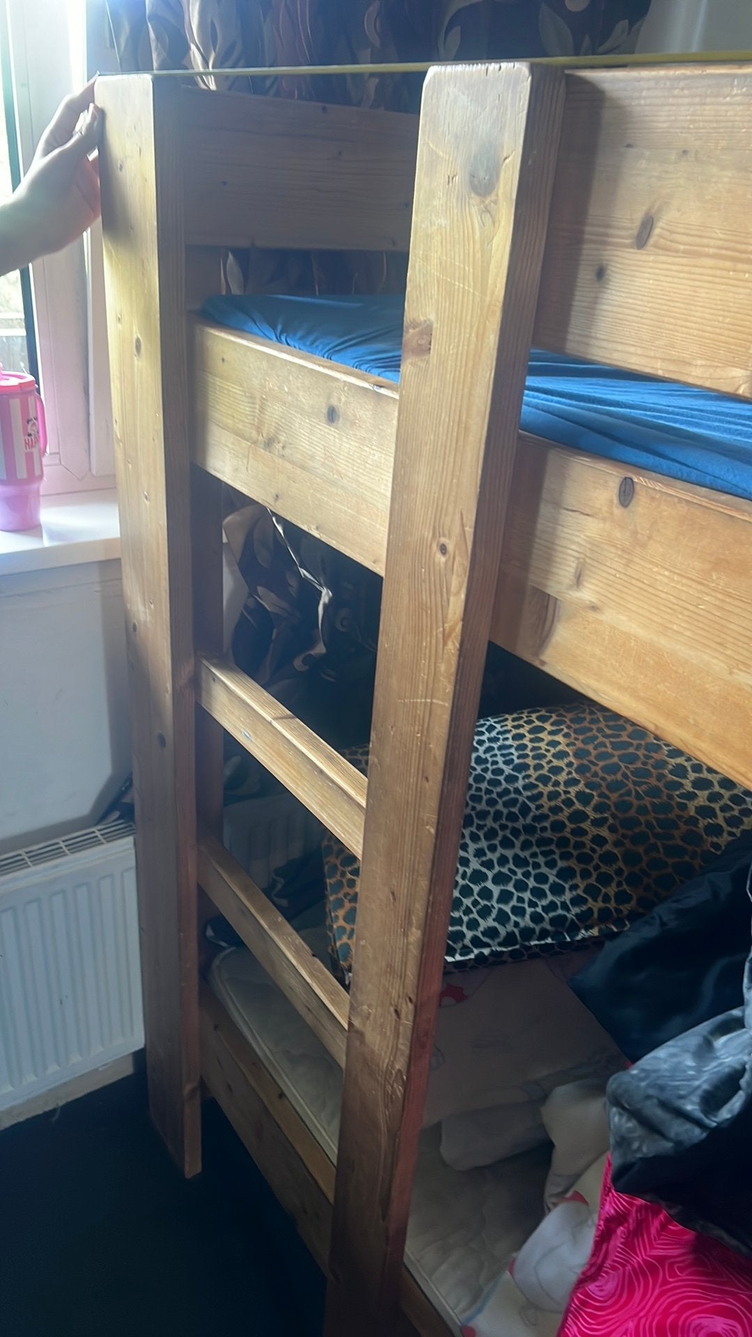 Tweepersoonsbed kinderbed gratis af te halen, Ophalen, Tweepersoons, Zo goed als nieuw, 160 cm