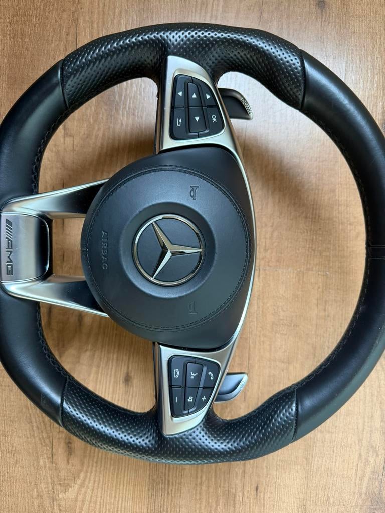 Mercedes AMG stuur leder, Ophalen, Gebruikt, Mercedes-Benz