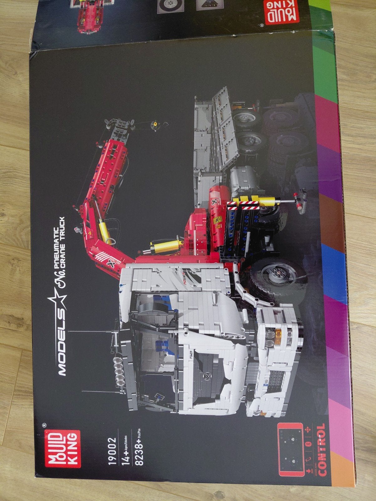 Mouldking rc pneumatic crane truck, Ophalen of Verzenden, Zo goed als nieuw