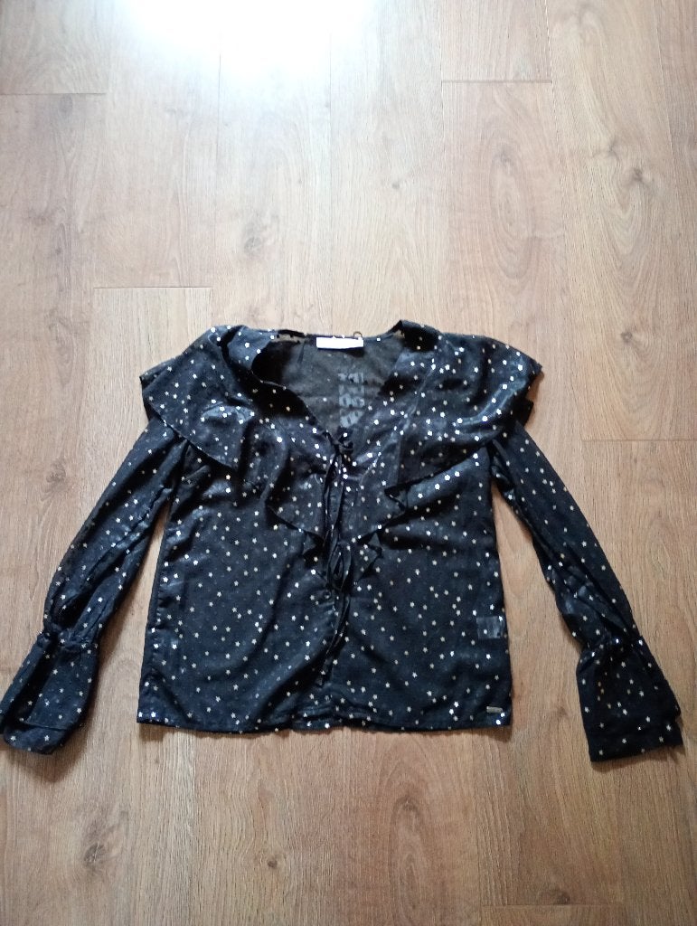 Mooie nieuwe zwarte blouse mt S Ambika, Zwart, Nieuw, Ophalen of Verzenden, Maat 36 (S)