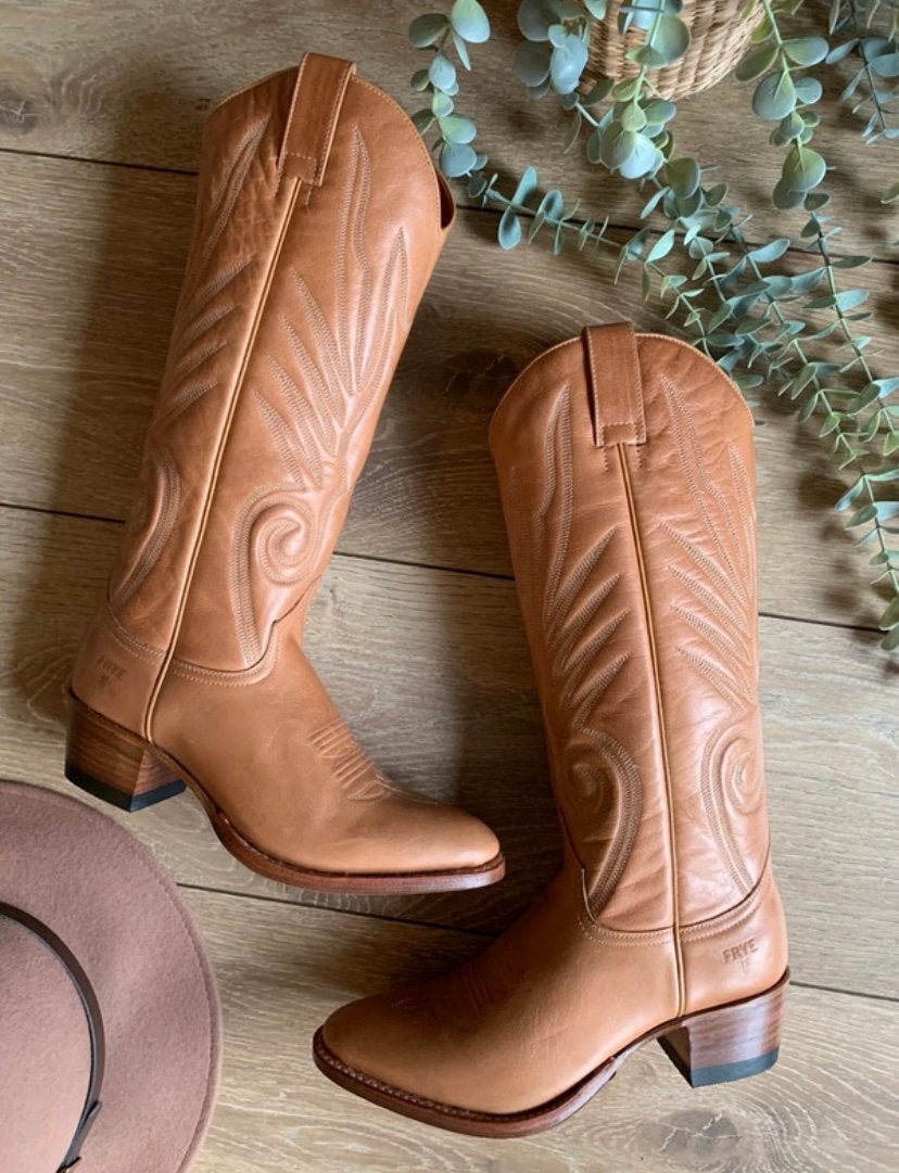 Frye hoge cowboylaarzen 36 37 western boots, Hoge laarzen, -, Nieuw, Ophalen of Verzenden