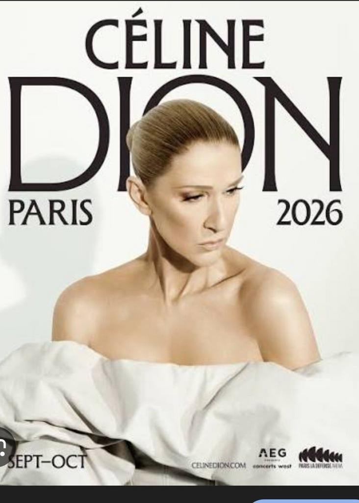 Gezochten kaarten celine dion parijs!, Tickets en Kaartjes, Twee personen, Oktober