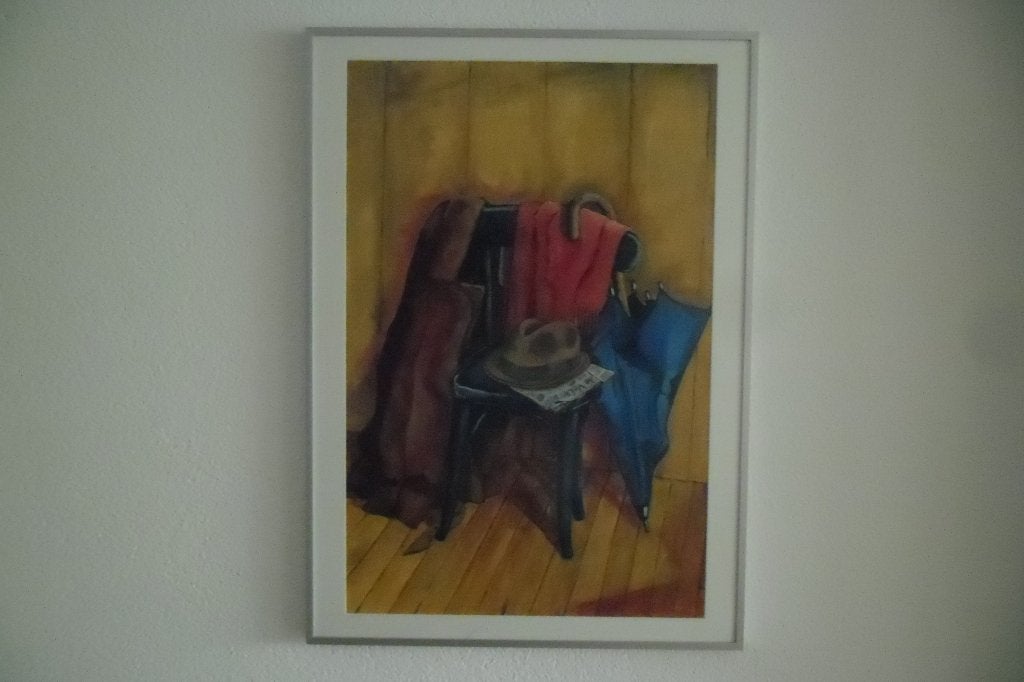 Schilderij van Henk Stuivenberg h.72 br.51,5 cm., Realistisch, Overige ondergronden, Stilleven, Ophalen of Verzenden