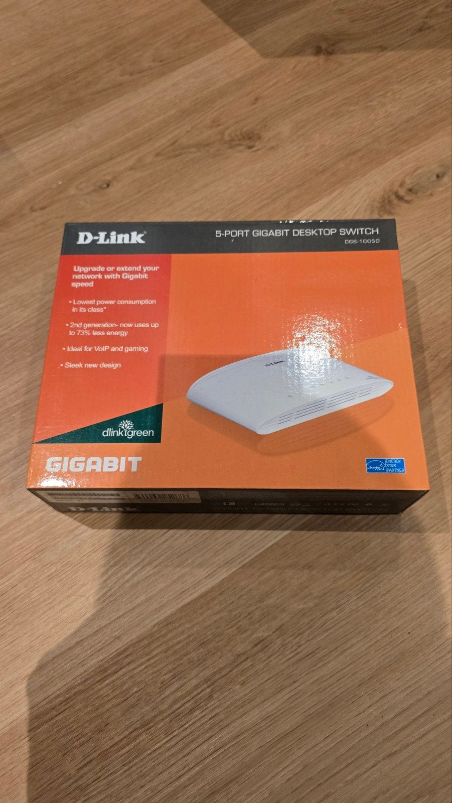 D-Link DGS-1005D 5-Poorts Gigabit Desktop Switch, Ophalen of Verzenden, Nieuw