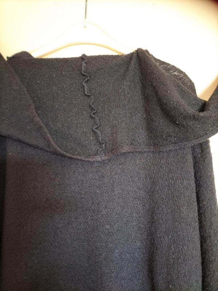 Zwart vest  Mapa Mundo met long sleeves, Ophalen of Verzenden, Zo goed als nieuw, Zwart, Onder de knie