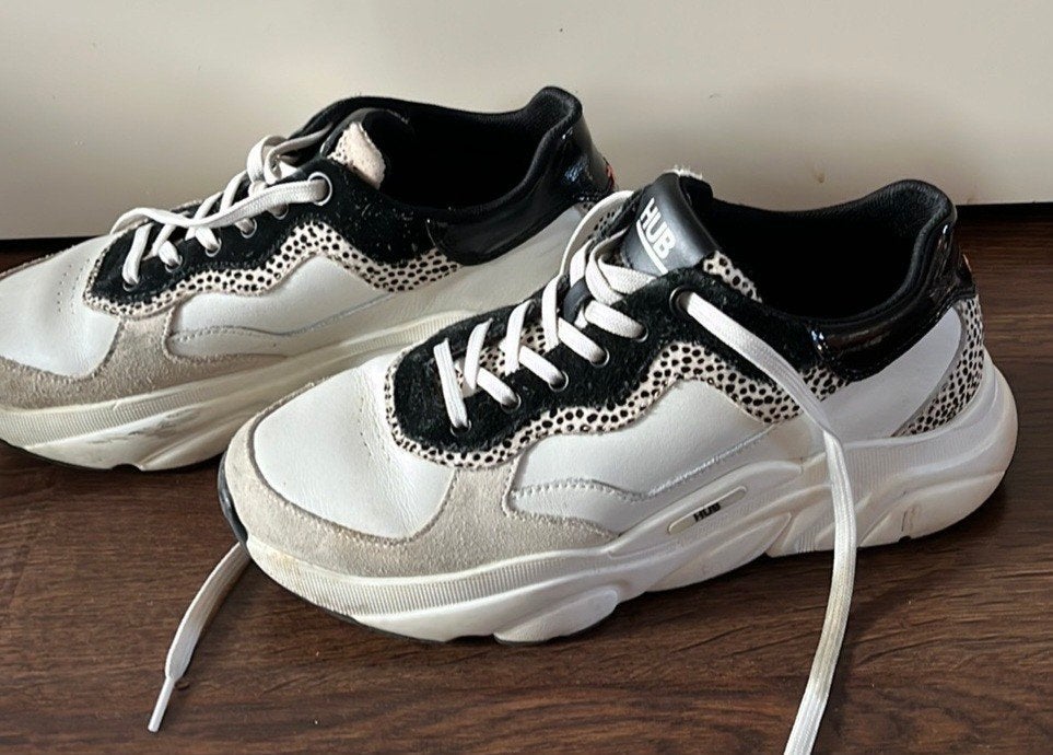 Sneakers HUB maat 41 in uitstekende staat, Wit, Ophalen of Verzenden, Sneakers of Gympen, HUB