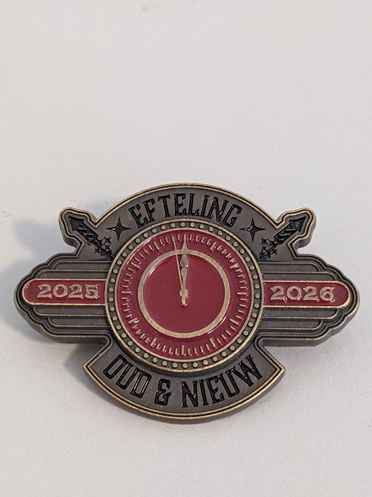 Efteling Pin: Oud & Nieuw 2025-2026, Ophalen of Verzenden, Nieuw, Overige onderwerpen, Speldje of Pin