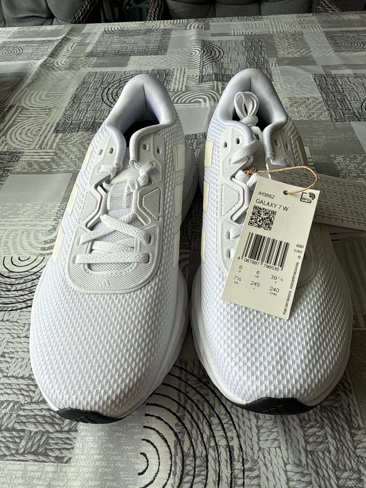 Nieuwe Adidas Galaxy 7 W hardloopschoenen - Maat 39 1/3, Ophalen, Nieuw, Wit, Sneakers of Gympen