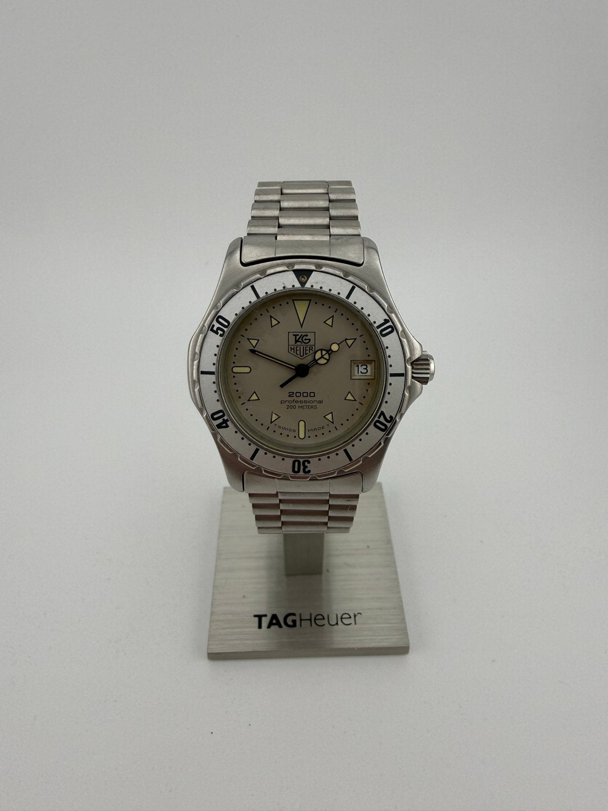 TAG Heuer 2000 - Recent geserviced en in goede staat, Ophalen of Verzenden, Gebruikt