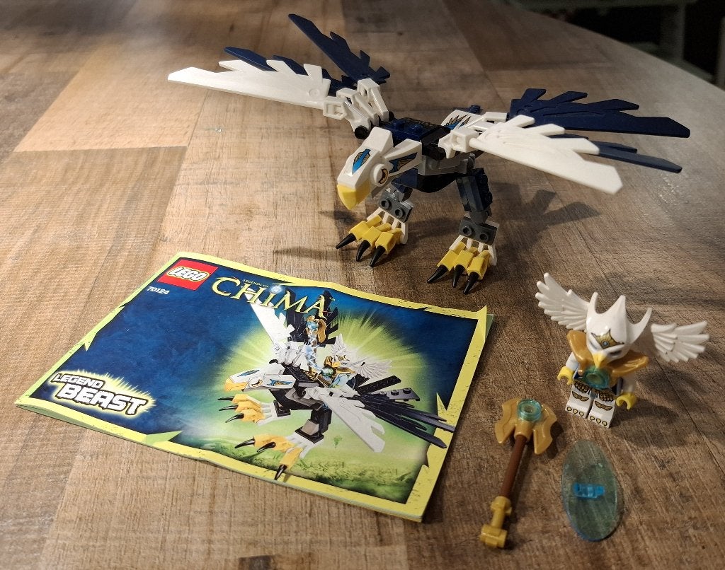 Lego Legends of Chima 70124 Eagle Legend Beast, Overige thema's, Lego, Ophalen of Verzenden, Zo goed als nieuw
