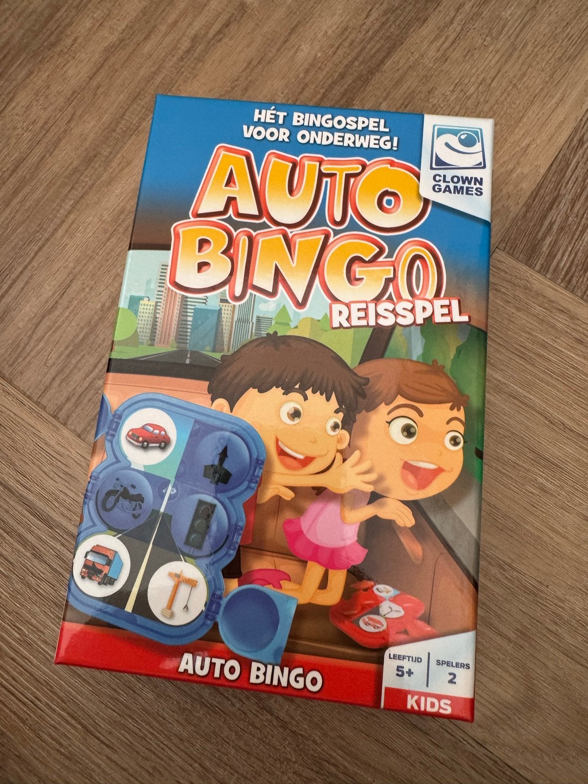 Auto Bingo Reisspel - Hét bingospel voor onderweg!, Hobby en Vrije tijd, Een of twee spelers, Verzenden, Zo goed als nieuw, Reisspel