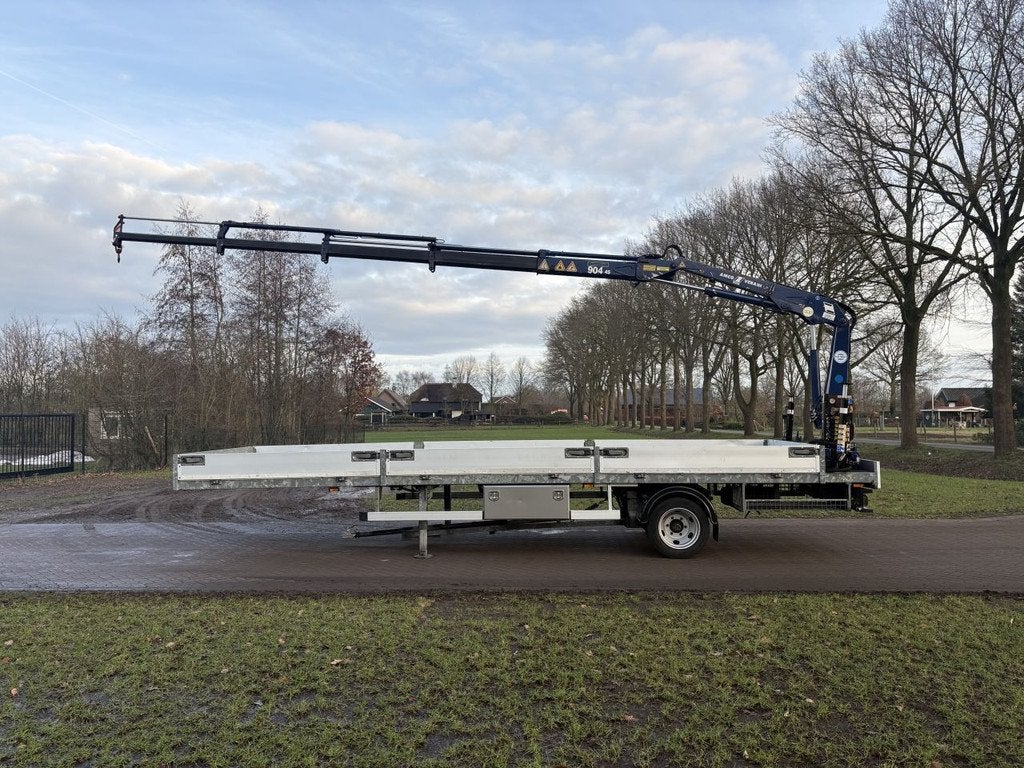 Nefra Be oplegger 7 TON met Amco Veba kraan (bj 2009), Overige brandstoffen, Bedrijf, Geïmporteerd, Aanhangers en Opleggers