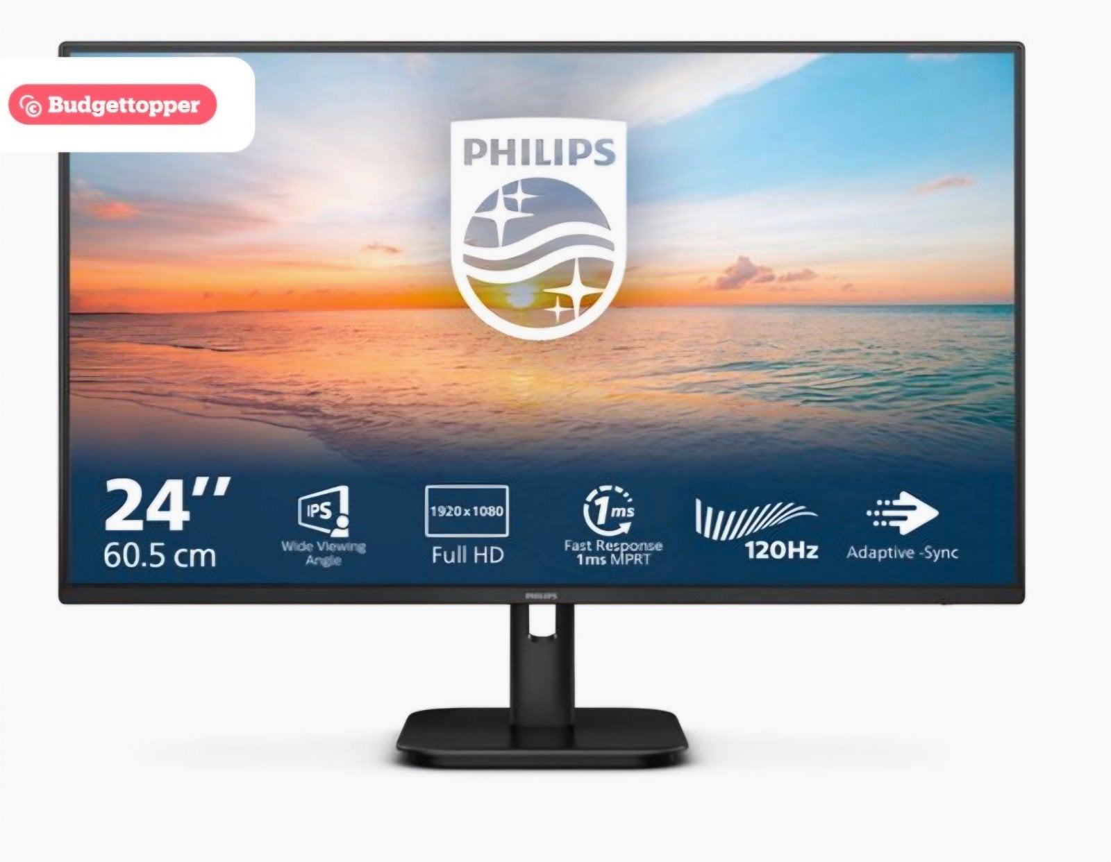 Philips 24" Full HD IPS Monitor 120Hz 1ms Adaptive-Sync, Philips, IPS, 101 t/m 150 Hz, Full HD