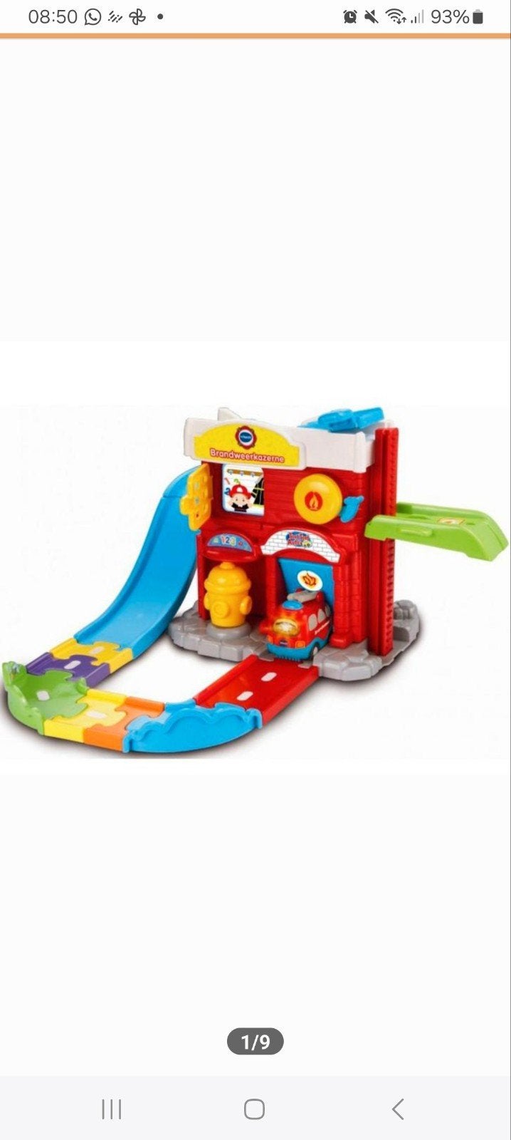 VTech Toet Toet Brandweerkazerne Speelset, Ophalen of Verzenden, Gebruikt, 2 tot 4 jaar