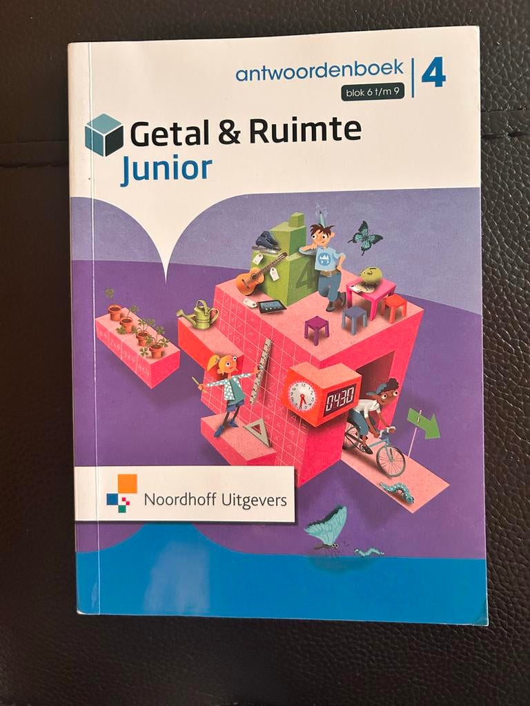 Antwoordenboek Getal & Ruimte Junior blok 4, Ophalen of Verzenden, Zo goed als nieuw, Overige niveaus, Wiskunde A
