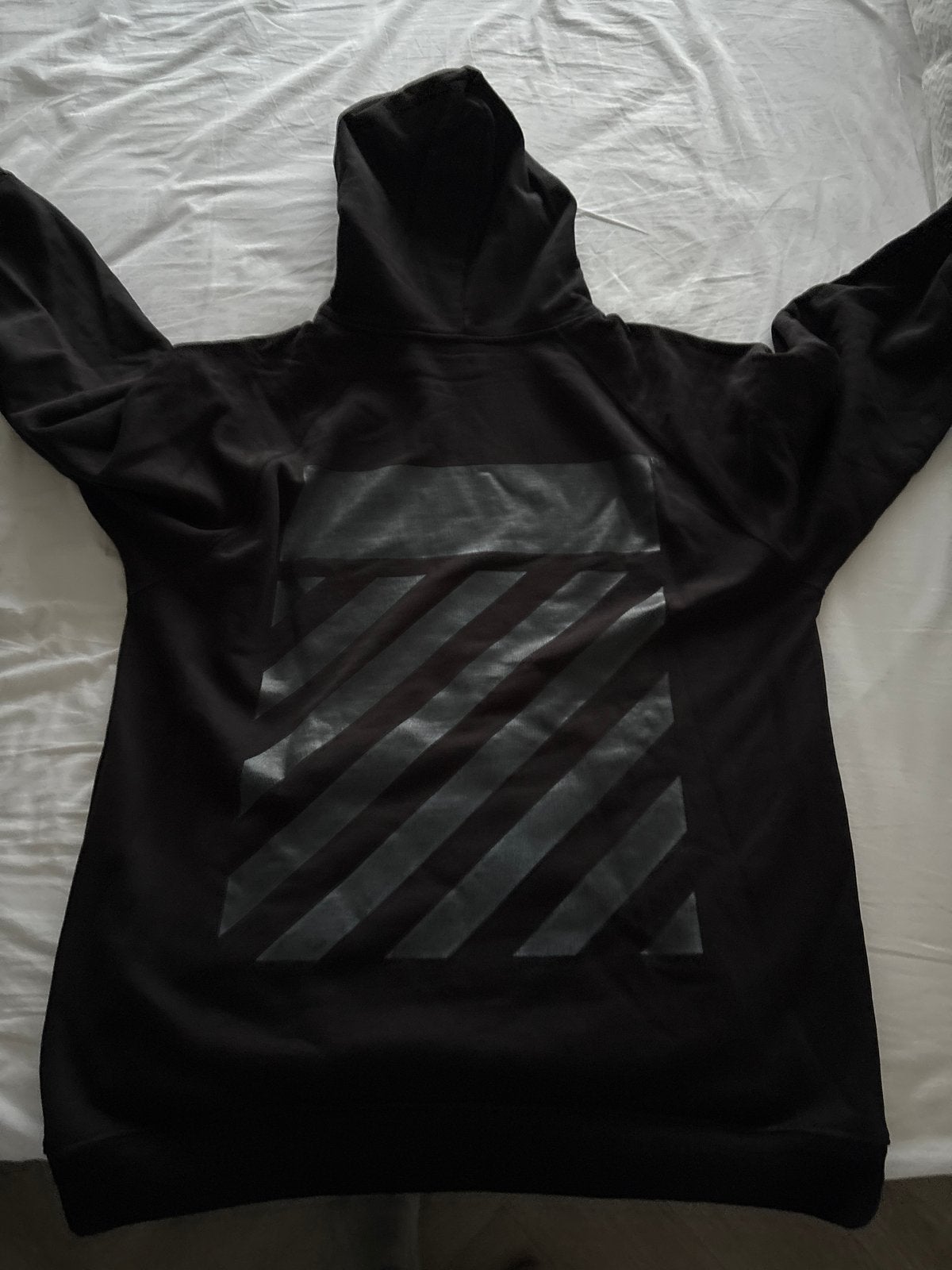 hoodie zwart met diagonale strepen maat XL, Kleding | Heren, Ophalen of Verzenden, Zo goed als nieuw